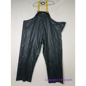 New! Helly Hansen X Large Mens Bibs Rain Pants,  P400 in dark green , size 5XL‎
